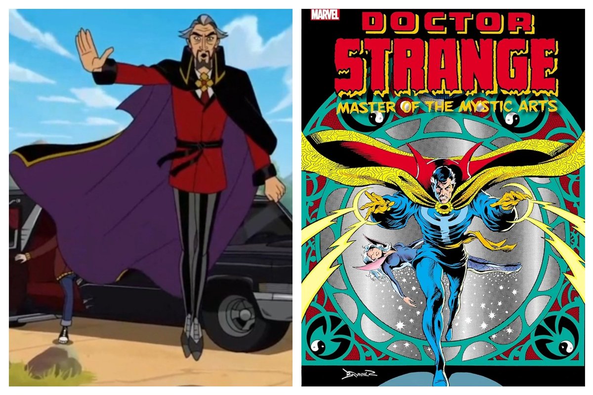 SanctumBlog's tweet photo. WHY did i buy a copy of ZARDOZ on DVD for my "#DoctorSTRANGE collection?
(Not that there need be a reason. It's a good [weird] movie.)

#DrOrpheus of the VENTURE BROS is based on DR STRANGE, &amp; in the #VentureBros finale movie, Dr. O has a scene as Zed (Sean Connery) from #Zardoz. https://t.co/XCLHjrH7QX