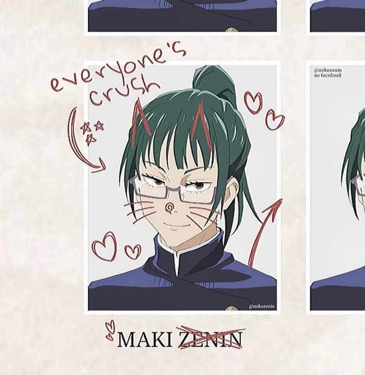 Maki Zenin tweet media