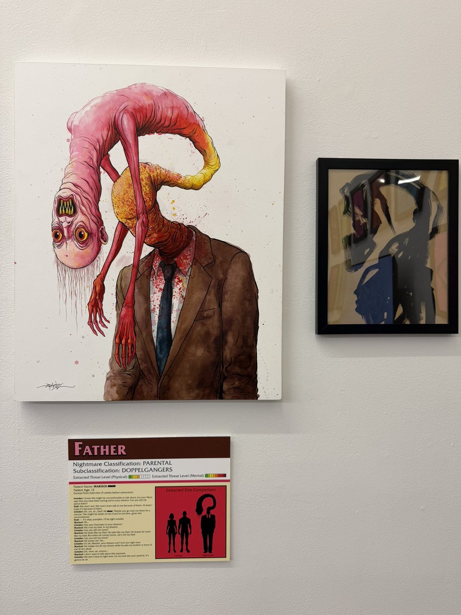 jscottamy's tweet photo. If you find yourself on the LES - do all you can to see @alexpardee solo show - DREAMBLEEDERS.   It’s a total stunner. https://t.co/VT6vWY42WU