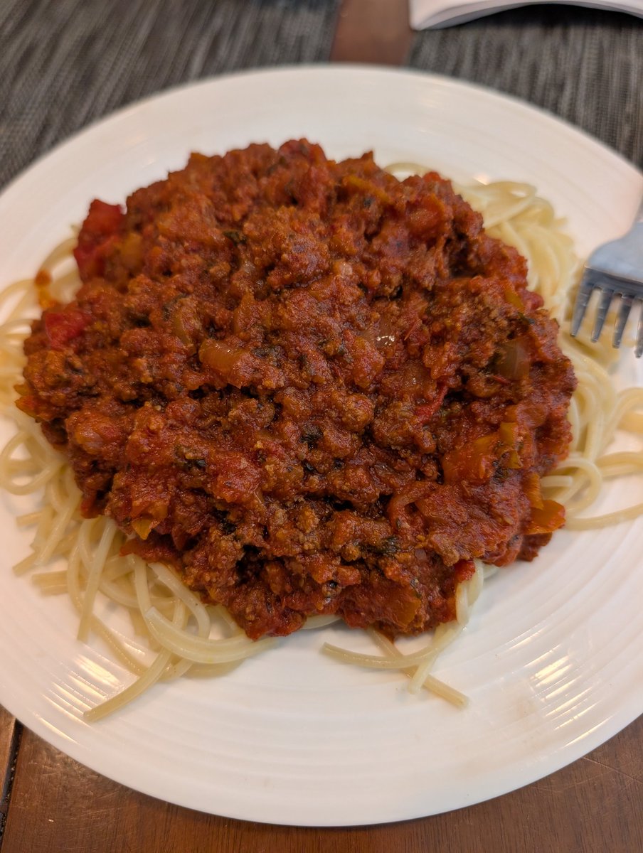 bisonBBQtime's tweet photo. Wagyu Bolognese https://t.co/9nwhbUi0F2