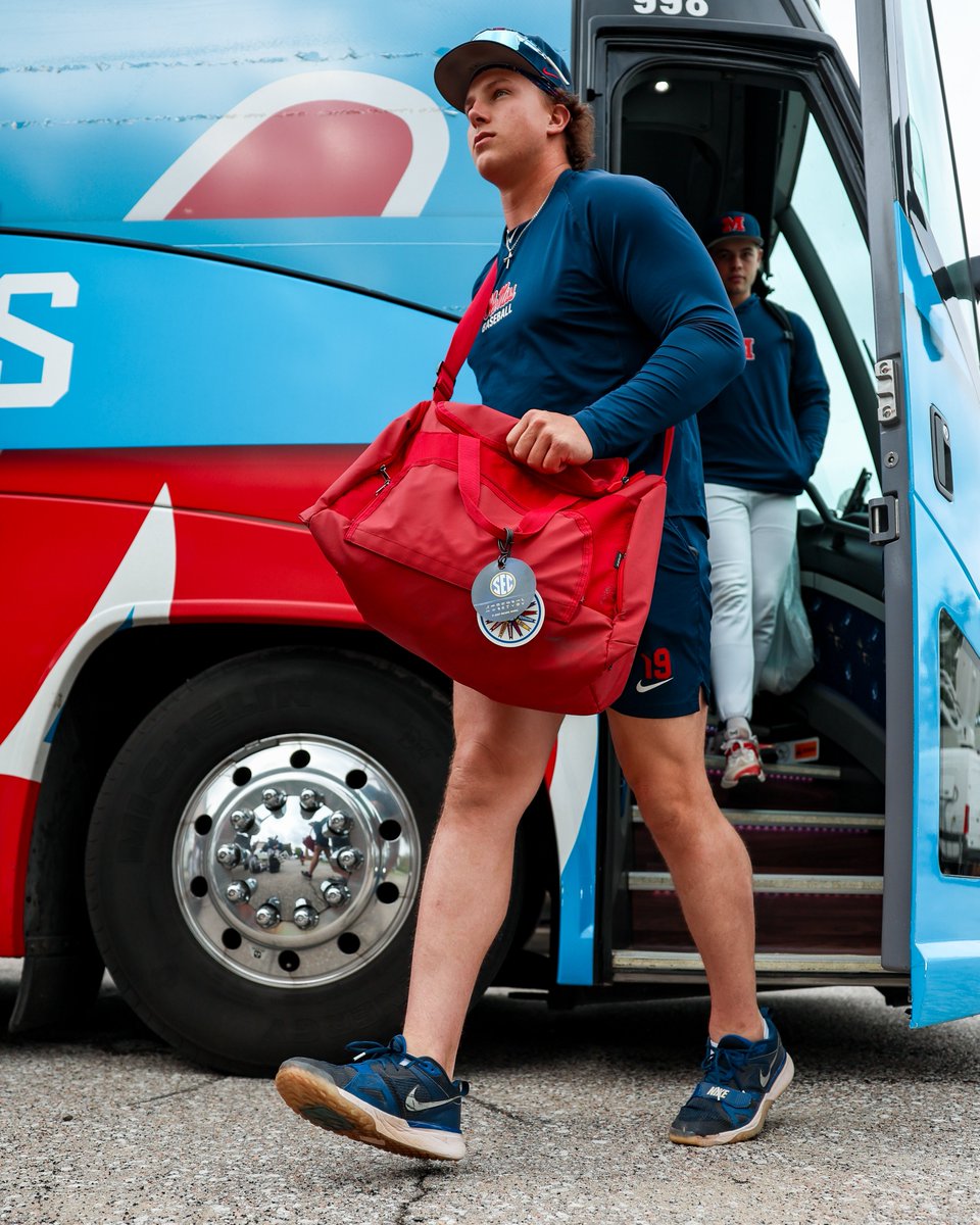OleMissBSB's tweet photo. The Rebs are here. https://t.co/TwO8zckIIC