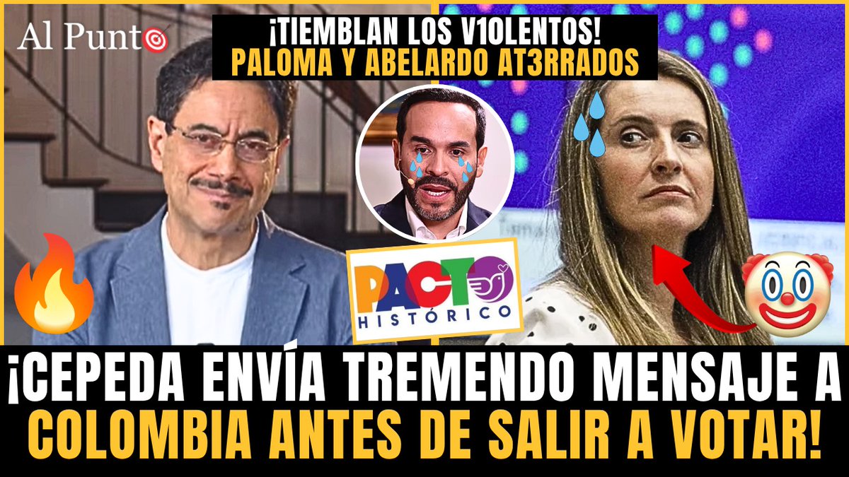 AlPuntoCol's tweet photo. 🚨🔥🇨🇴🗳️💪 ¡URGENTE! Cepeda HABLÓ CON TODA antes de ELECCIONES ¡ENVÍA CONTUNDENTE MENSAJE! TIEMBLA la derecha

👉 https://t.co/xzldrGbdY5 https://t.co/acoj39IWvT