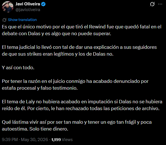 ArgosMLB's tweet photo. 🚨JAVIOLIVEIRA ARDIDO🚨
De nuevo ardido con rickyedit por verlo feliz de que su comunidad use sus canciones en tiktok😐ataca con la demanda que perdió por usar su canción sin permiso en su rewind y su argumento es su amo dalas🙄apoya a laly cuando el hipócrita la expuso primero😬 https://t.co/C1iP1L6QBR