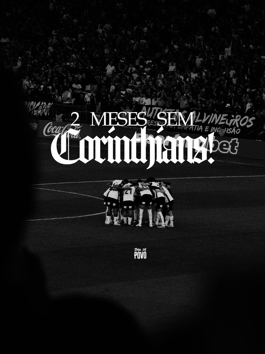 povotime1910's tweet photo. 🦅⏸️ PAUSA NO CALENDÁRIO NACIONAL!

O próximo jogo oficial do Timão será no dia 22/07, na NQA, onde enfrentará o Remo pelo Brasileirão 2026.

Apesar disso, no dia 12 de julho, está marcada uma partida amistosa contra o Cascavel, no Paraná.

🎨 | Davi Bittencourt/Time do Povo https://t.co/LDF8ot4fjx