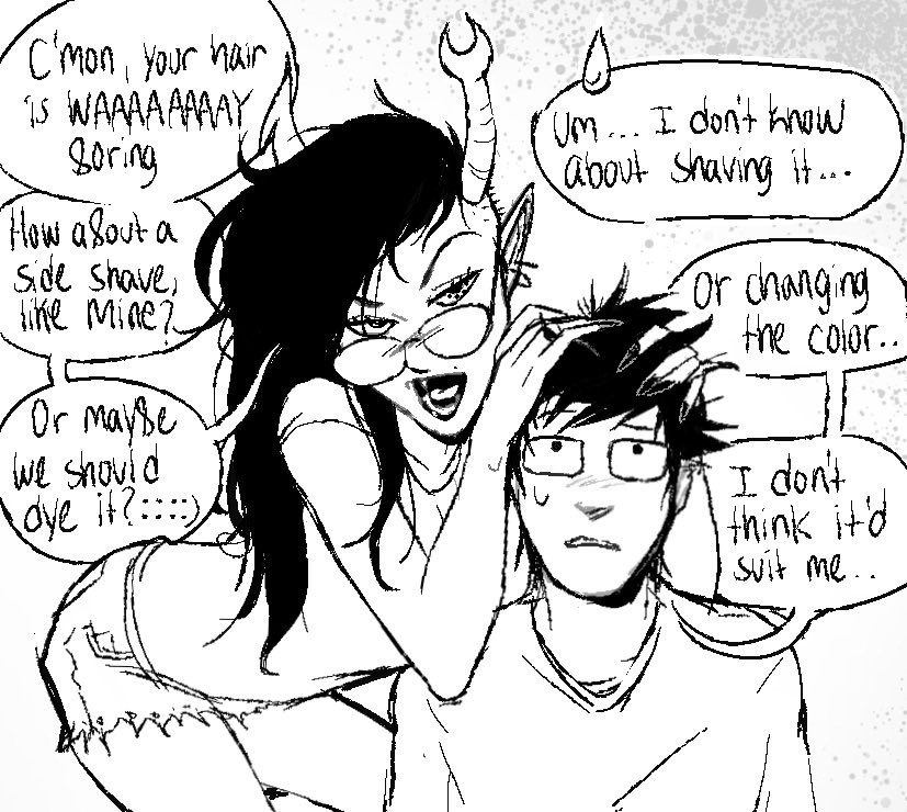 Vriska and John in: Vrisjohn tweet media