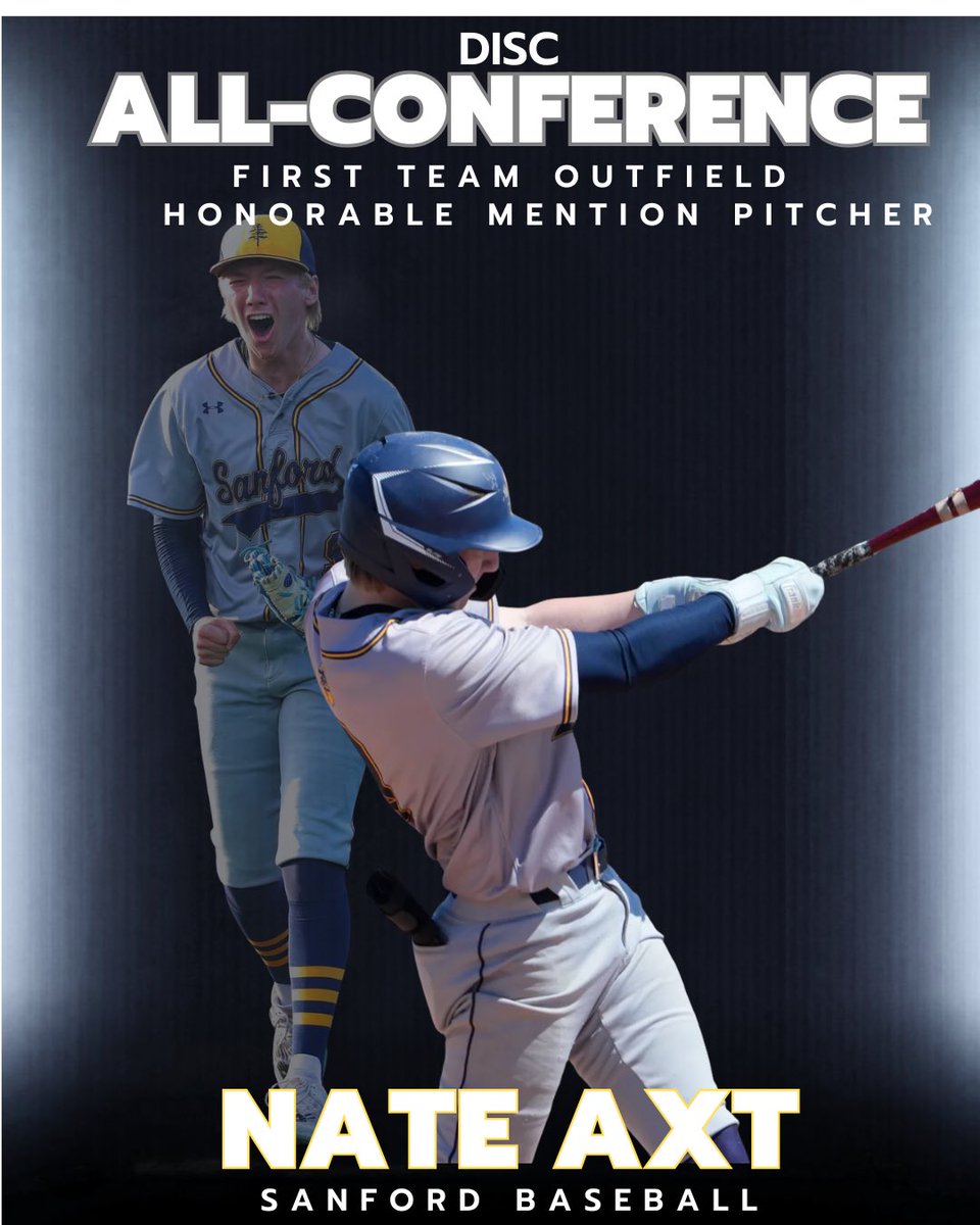 SanfordBase's tweet photo. 2026 DISC All Conference Selections

@nate_axt @AlexGannon26 @ColeRuhland @ryanschmidt2028 @SalisburyBB @Ohio_Baseball @Deelitebaseball https://t.co/nVyHRSBlZy