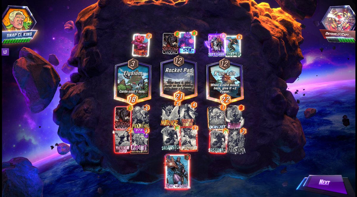 SNAP_CL_KING's tweet photo. So I thought my last Infinity avatar was the easiest ever?

Clearly not - as this one was!!

Back to back avatars with this deck &amp; my poor opponent rage quit after t5
🤣🤣🤣 https://t.co/p9gFvsyknF