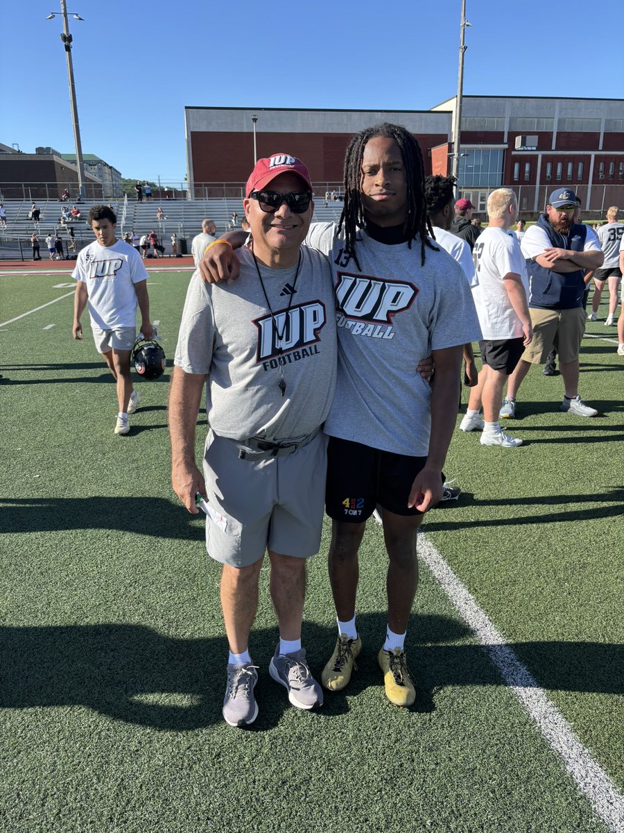 GhafirLampkins's tweet photo. After a great camp, I’m blessed to receive an offer from @IUPfootball !!
@CoachT_Bradley @Paul_Tortorella @DeclanPeer @JasonMac37 @mreroberson @BobGreenburg @PaFootballNews @RDB_Media @jjwilson_7 @EatTeam_2 @coachwil_412 https://t.co/6iWnSaWXjc