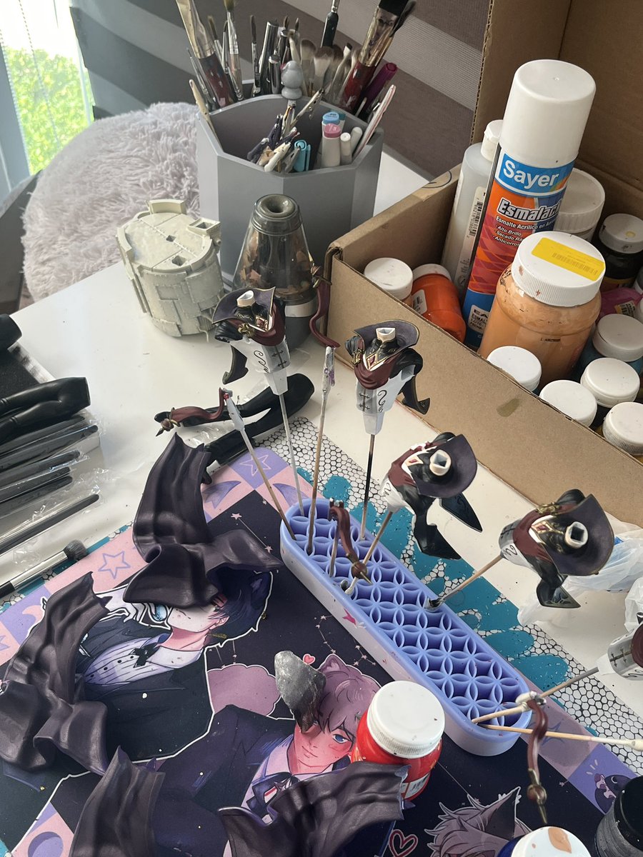 Prezweeb's tweet photo. SOOOOOOO close to being done with this first set of 5! https://t.co/x5wVfGpxuF