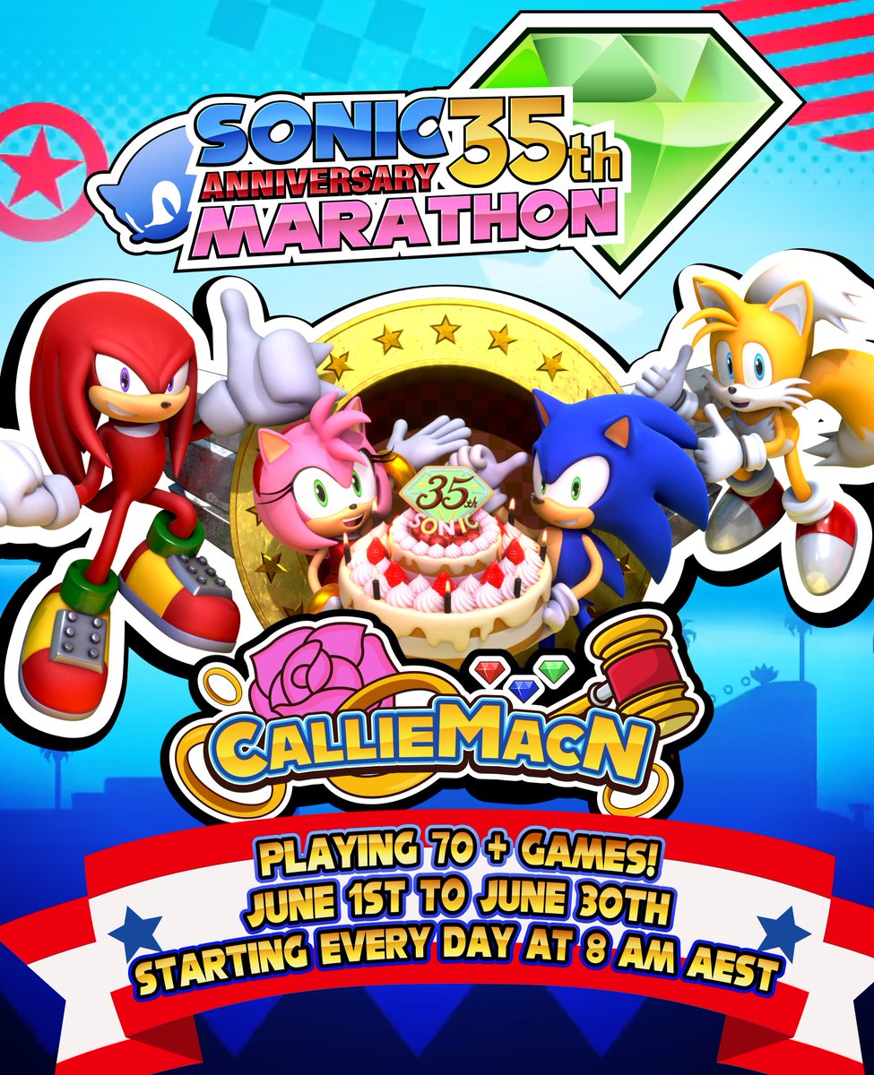 CallieMacN's tweet photo. OUR SONIC THE HEDGEHOG MARATHON OFFICIALLY STARTS TOMORROW! https://t.co/HSlWAcTeIn
