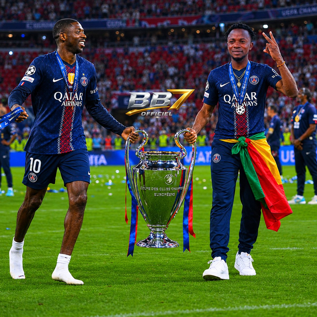 Seke0089's tweet photo. Bon… comment on va faire ? 😅 Si Ousmane Dembélé m’invite pour célébrer le 2ᵉ sacre européen du PSG, qui suis-je pour refuser ?
Supporter le Barça, certes. Mais aussi supporter Dembélé. Donc pour cette fois, je vais fermer les yeux sur le maillot parisien… https://t.co/CSEPC7hVNm