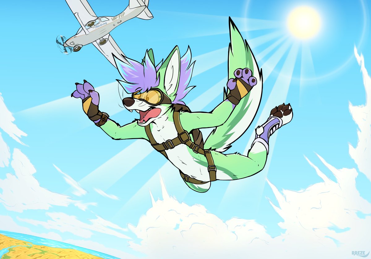 Rreze_fox's tweet photo. Foxes do fly!

For @ILM126 https://t.co/9pWGGEapwj