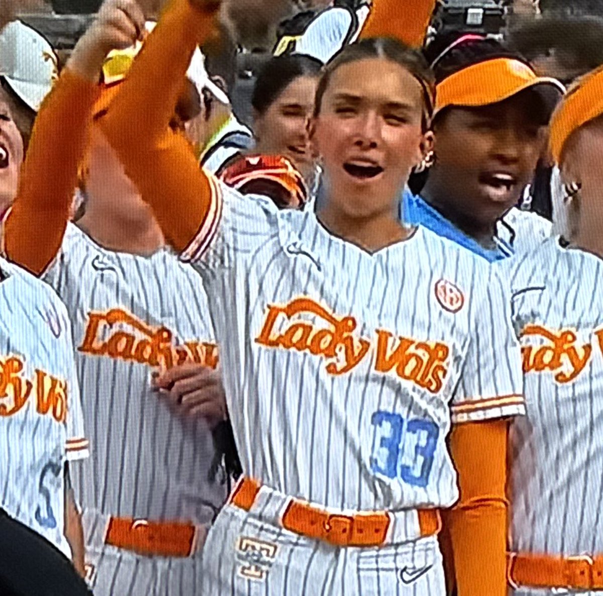ESUSoftball's tweet photo. Pretty cool to watch one of our 12u USA All American Northeast Players now competing in the College World Series! We are cheering you on Erin! Nice win!!! Congrats!  🇺🇸 @USASoftball https://t.co/ELSwWgPdrB