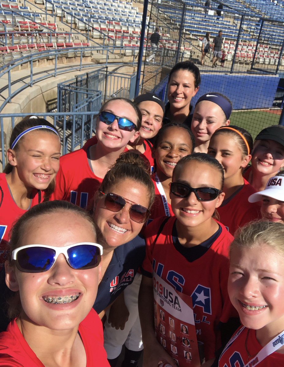 ESUSoftball's tweet photo. Pretty cool to watch one of our 12u USA All American Northeast Players now competing in the College World Series! We are cheering you on Erin! Nice win!!! Congrats!  🇺🇸 @USASoftball https://t.co/ELSwWgPdrB