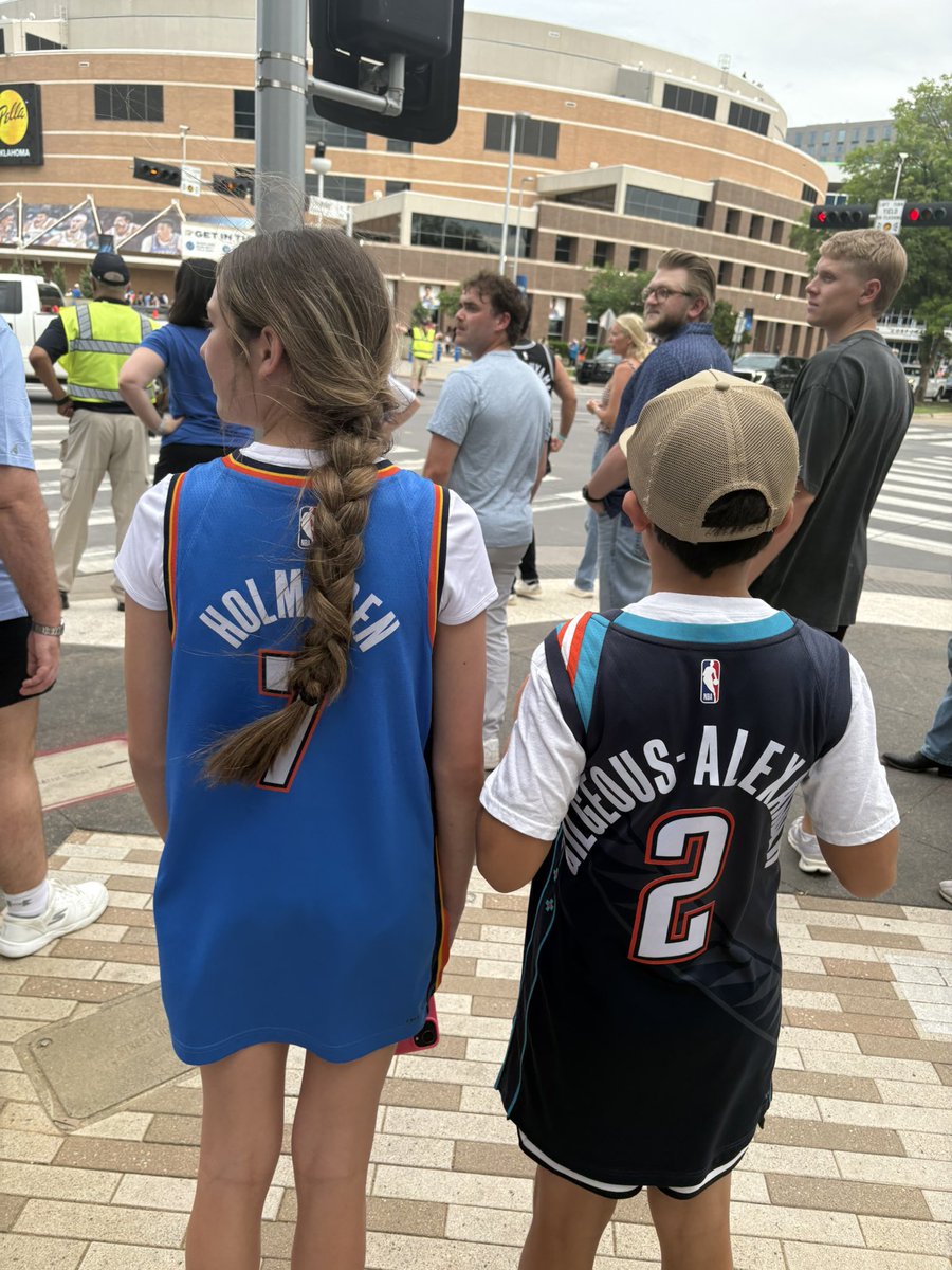trev_johnson's tweet photo. OKC vs the World #Game7 https://t.co/ODIN392fAL