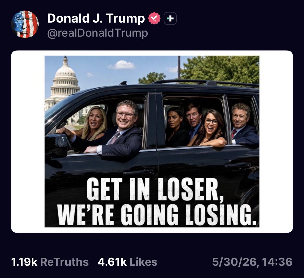 SaltyPatriot47's tweet photo. PEAK TROLL 🔥🔥🔥 https://t.co/tS3J0BIUos
