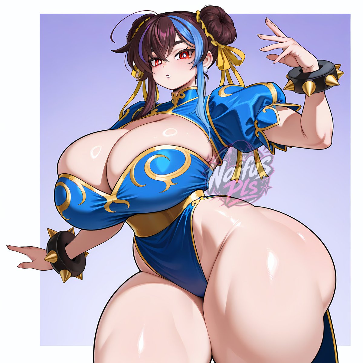 Waifus_Pls's tweet photo. Emikukis - chun-li costume 💪

#nsfw #sfw #emikukis #EmikukisArt https://t.co/6Dy2nroTyB