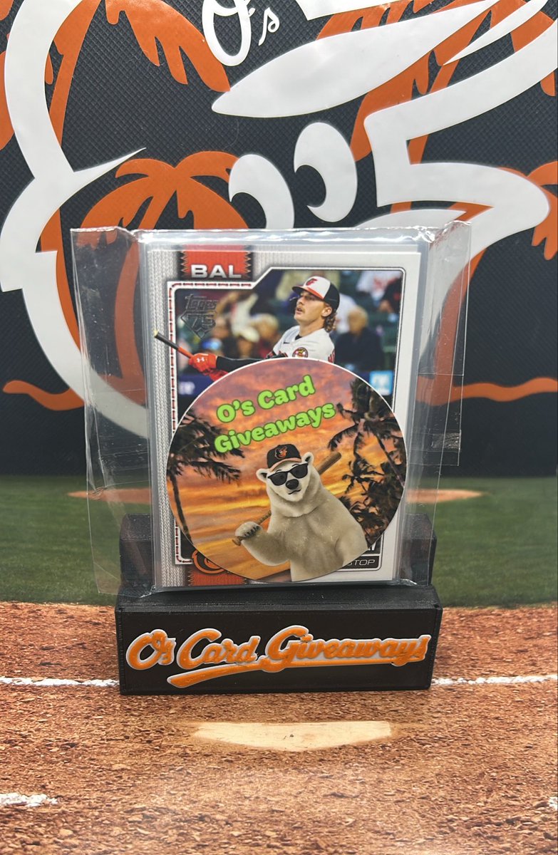 OsCardGiveAways's tweet photo. Orioles win! Pete with the walkoff 9 batters in the 9th inning! What’s team win! Like and retweet ! I’ll select one lucky follower to receive this Topps series 1 Os team set tomorrow during the game! #Birdland https://t.co/OdolKm9qy9