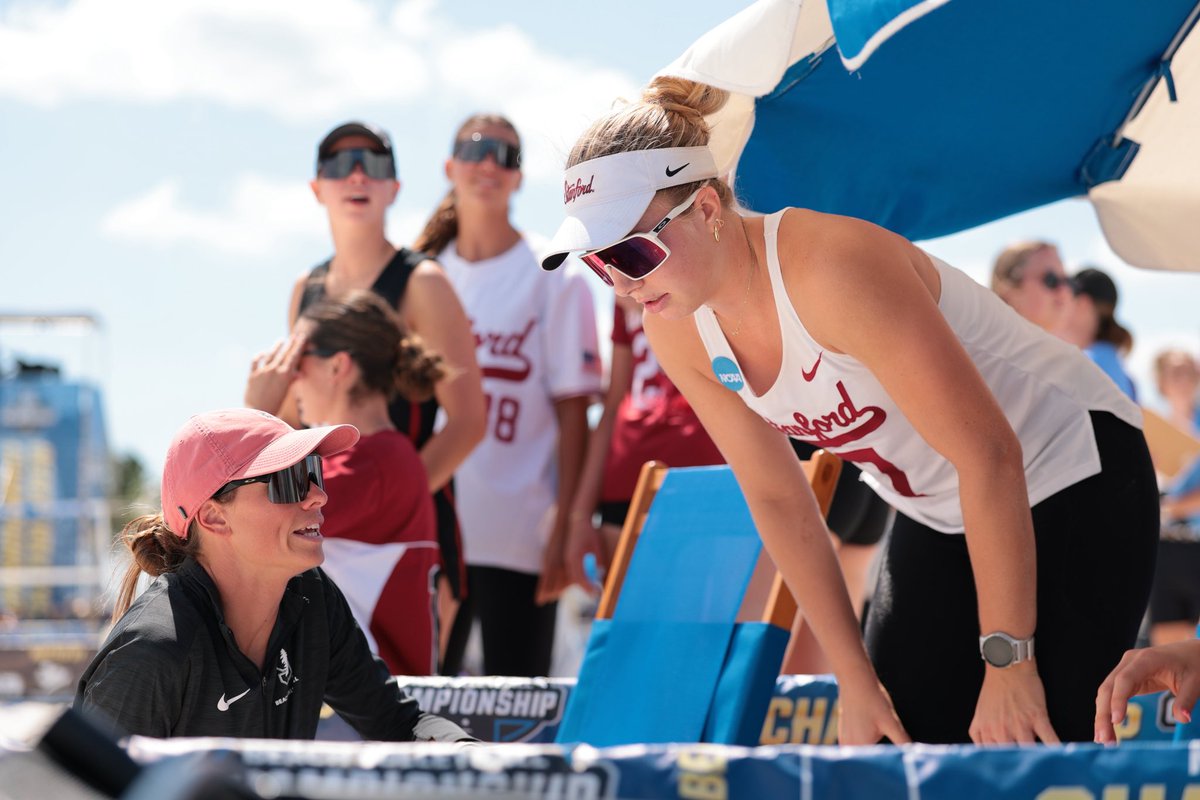 StanfordBeachVB's tweet photo. Very grateful for three wonderful seasons with assistant coach Jo Kremer ❤️ Can’t wait to watch you on your new adventure as head coach at the University of South Florida! 

#GoStanford https://t.co/uR6TkisPNO