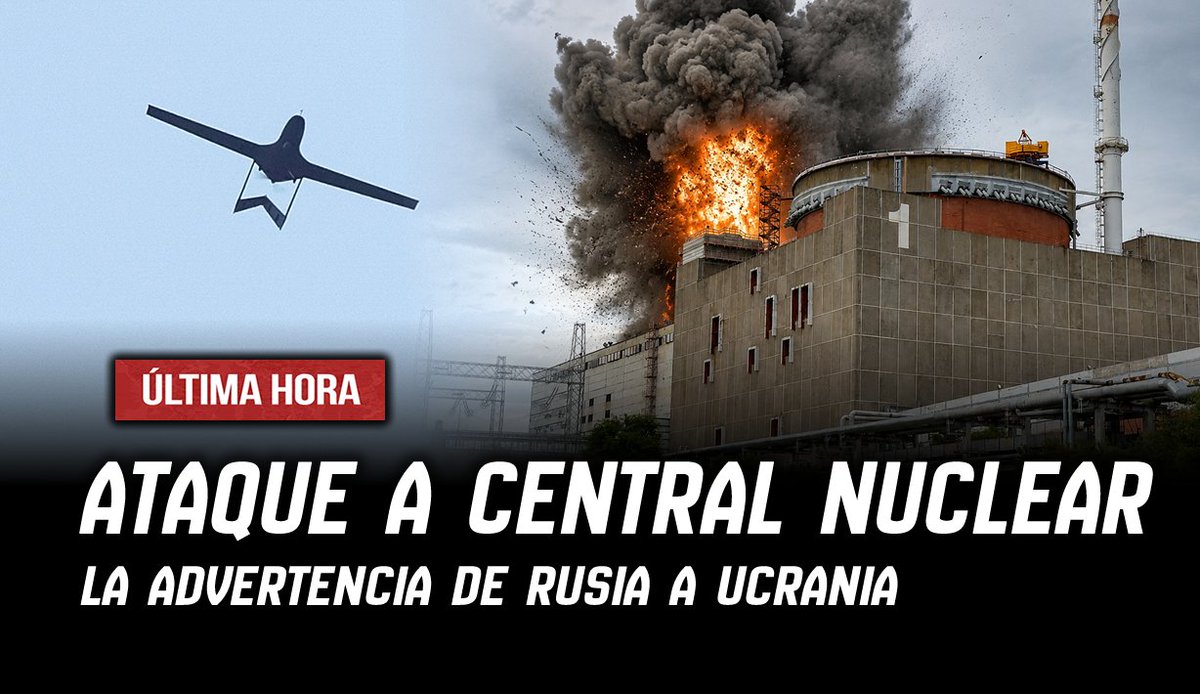 KrauserReich's tweet photo. 🔴ULTIMA HORA : Ataque a Central NUCLEAR la Advertencia Militar de RUSIA a Ucrania

#Rusia denunció que un dron ucraniano impactó la central nuclear de Zaporozhie, aumentando la preocupación por la seguridad nuclear en la región.

https://t.co/DVKme5In8w https://t.co/kZMxRruIlp