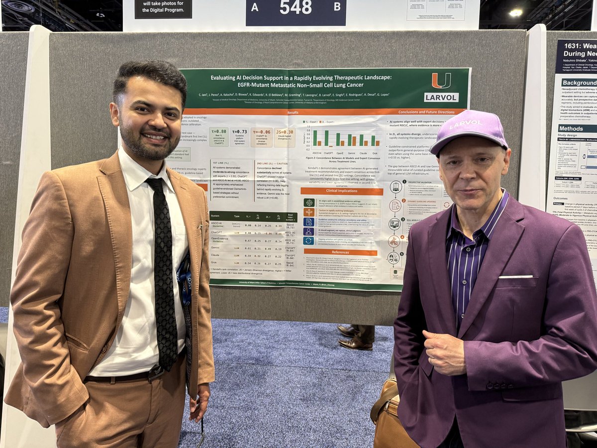 Jani_Chinmay's tweet photo. And here is our poster presentation . @SylvesterCancer @ASCOTECAG @GlopesMd @Latinamd @lungoncdoc @ADesaiMD @brunolarvol https://t.co/NfsV8KG6DO