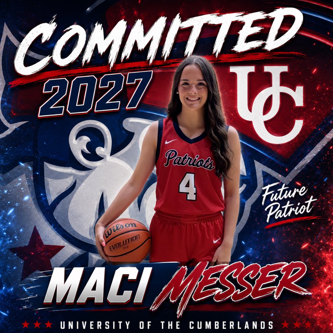 macimesser25's tweet photo. 100% COMMITTED!!
So incredibly blessed. 
Thank you to all of those who have helped me throughout this journey. 
Thank you so much Coach Reeves &amp; staff for this opportunity and believing in me.
GO PATS!💙❤️
@Ucwbb @BoysGirls13th @SLLadyCardinals @PGHKentucky https://t.co/z2SJPScDhb