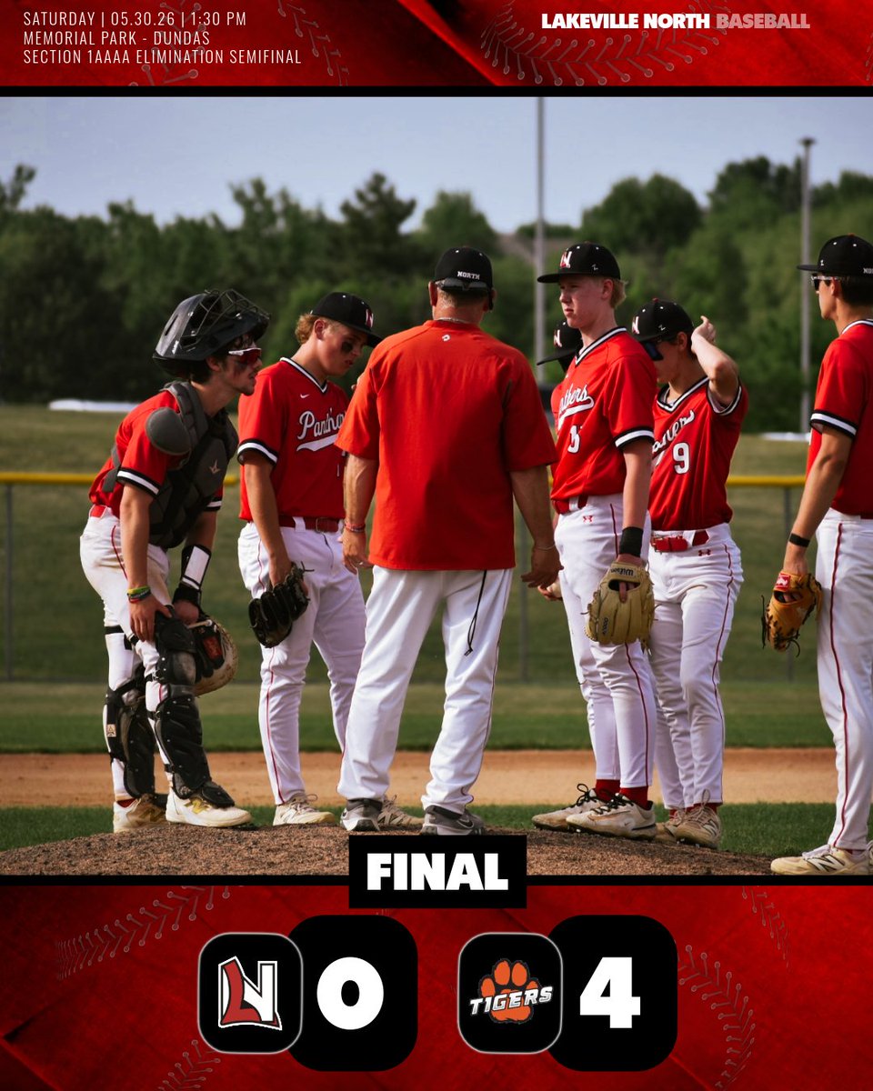 LN_Baseball's tweet photo. Fought to the end.

Thankful for this great group of seniors that led the way this year! 

#NorthBaseball https://t.co/qtPw2k3B5N