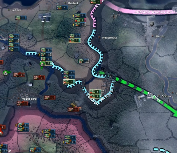 _Darthsoldier_'s tweet photo. I just watched my friend play Denmark in Hoi 4 and he just fortified Zealand and held off the Germans for the entire war and when allies finally got into Germany he counterattacked and pushed into Berlin 
lmao https://t.co/32NVT5tCU5