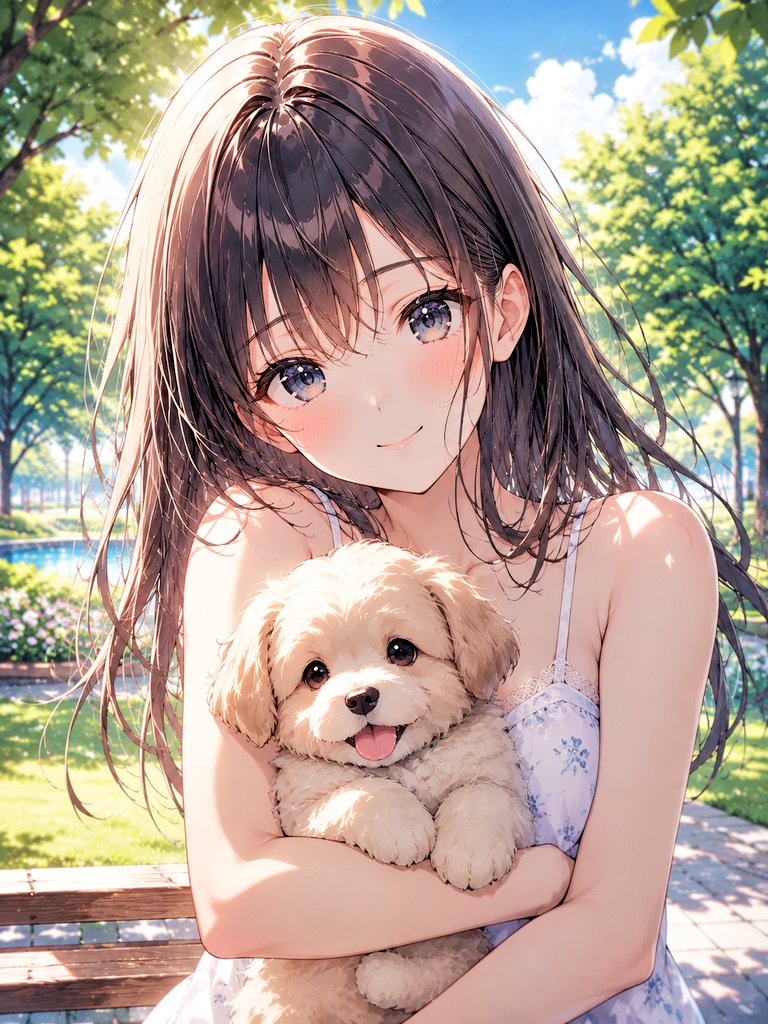 5月最終日の日曜日、おはようございます❣️🐶✨ #AIイラスト
