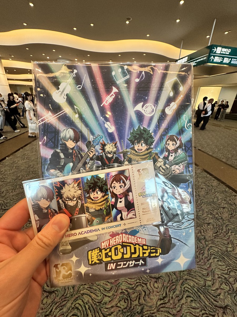 Nutty___nutS's tweet photo. めちゃくちゃよかった🥹

生のバンドの音圧と映像と公開アフレコで泣くとは思ってなかった...
出演者の皆様がヒーローですありがとうございましたプルスウルトラｧｧｧ！！

#ヒロアカINコンサート https://t.co/gJD32AbdEI