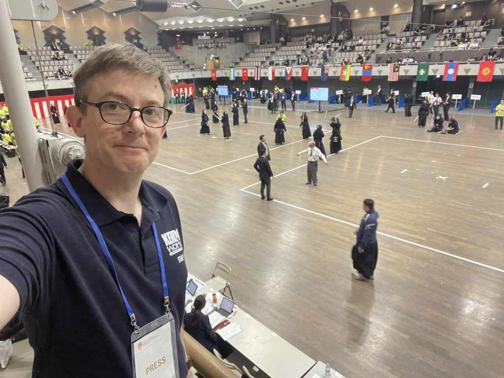 stonepineprime's tweet photo. Back at Tokyo Budokan for day two of the 1st Asia Oceania Kendo Championships. It’s the team event today. https://t.co/LEDZ8miYJs