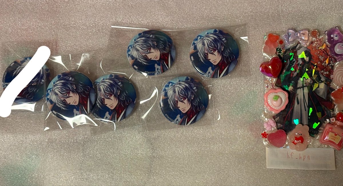 bf_hpq's tweet photo. 【交換 譲渡】FGO OVER THE SAME SKY 缶バッジ OTTS

譲）★蘭陵王、★闇コヤンスカヤ、☆テスカトリポカ、耀星のハサン、小太郎、☆子ギル、マシュ、☆テノチ、紅閻魔、サリエリ

引用元に詳細あり
お声掛けも引用元にお願いいたします https://t.co/gi9IkLXwaQ