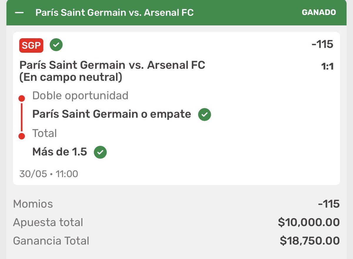 ElPolloPicks's tweet photo. ‼️Cobramos todas las apuestas de #champi̇onsleague 🏆

Deja tu ❤️ para la buena suerte 🍀 

Aún nos queda una apuesta de #NBA 🏀

🥚 #PSG #Apuestas #Futbol #FreePicks https://t.co/J5j2ugNGRa