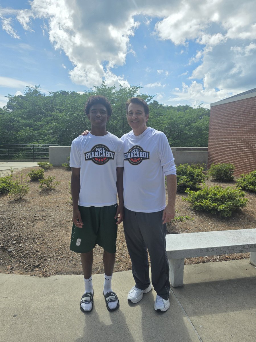 ChrisClair_2's tweet photo. Great time at the @PaulBiancardi Elite camp. Hardwork is the key to success.  Body language speaks volumes. https://t.co/5O7heLMUW5