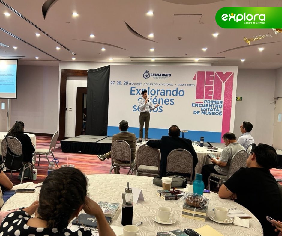 ExploraLeon's tweet photo. Esta semana formamos parte de 1er Encuentro Estatal de Museos 1EEM, una gran iniciativa que estamos seguros perdurará por muchos años y hará que la red de museos de Guanajuato se haga más fuerte y mejor. https://t.co/VT6eA38gIL