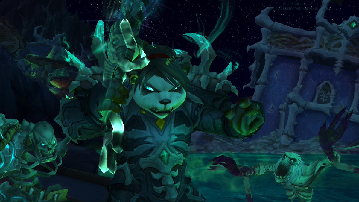 Linandreith's tweet photo. Love these panda pics I did for Filo's death knight! 🐼 Very awesome vibes! 🧟‍♀️ I've got a few more I'll post later too
#worldofwarcraft #narcissusaddon https://t.co/BrgvyZJ25f