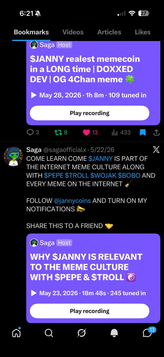 sagaofficialx's tweet photo. dayum 245 and 109 people showed up to my previous spaces this month….

we’re gonna keep doing em

let’s build a dope REAL community https://t.co/q0KhJ1Deqw