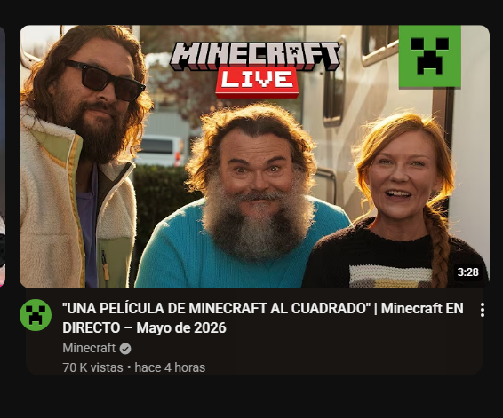 zPando_'s tweet photo. Una pelicula de minecraft² https://t.co/E1wApl5POk