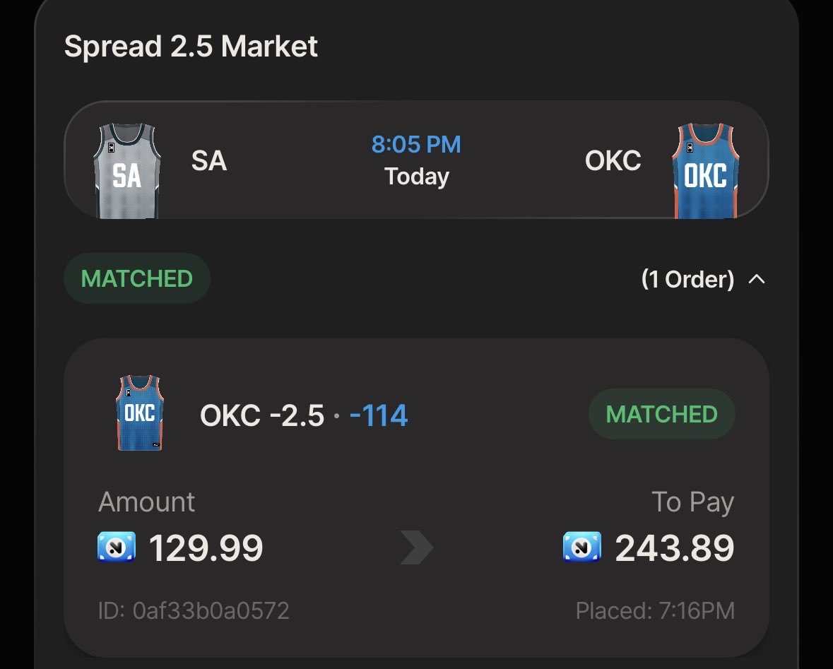 learnmore1818's tweet photo. 30/100

OKC -2.5 https://t.co/NZSjhWUgpT