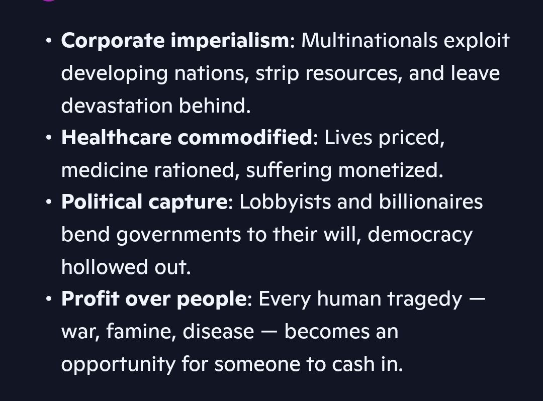 Zander_Saad's tweet photo. @bldinsilence_ @OrevaZSN @grok Capitalism’s genius is its ability to disguise rot as progress, exploitation as opportunity, and destruction as growth. It thrives not because it is just, but because it is seductive. 😂

Here's the other side of capitalism you don't want to expose or make known to everyone: https://t.co/X7F9kAivw8