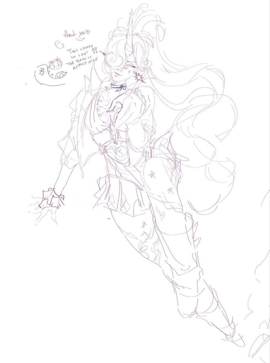 Ro3j3's tweet photo. Celeste from deadlock sketch https://t.co/5xI7Dw6Bgk