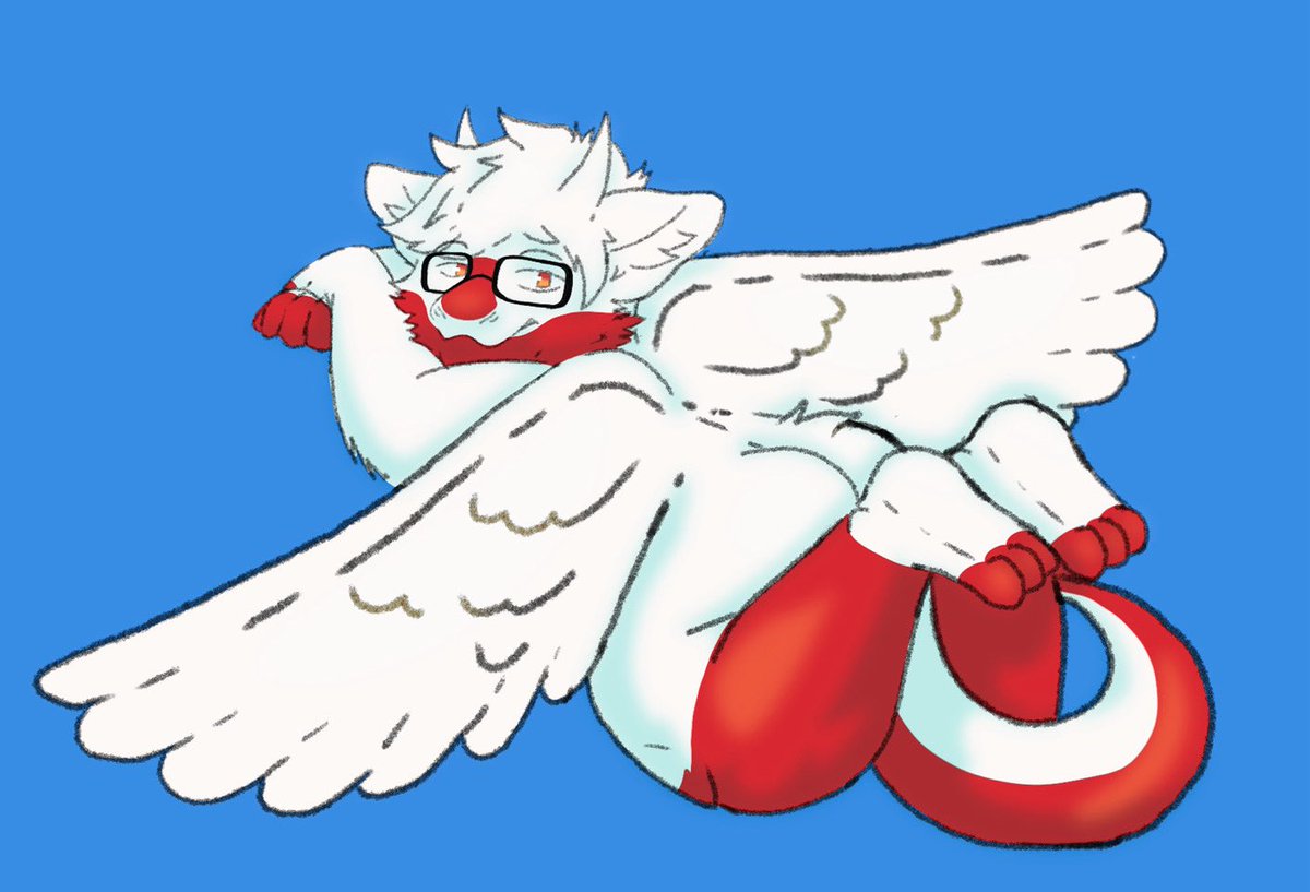Huskyralvar's tweet photo. zakk_r3al just letting them wings rest a bit 
(Insta Commission) https://t.co/m18u4kXAml