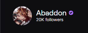 AbaddonVT's tweet photo. Thank you all for 20k! 🥲 I can't believe there's so many of you ❤️Thank you for liking me and supporting me. I hope to one day be able to make all 20k of you smile and laugh so hard your cute lil faces hurt from joy :3 https://t.co/z09zXBlmwx