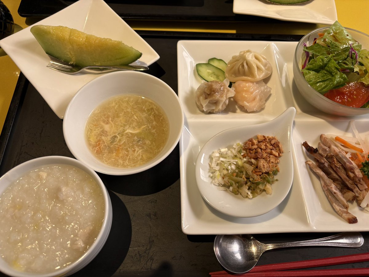 life8266's tweet photo. 朝ごはんの中華粥も大好き(*'▽'*)♪♡ https://t.co/CNhblL8OBO