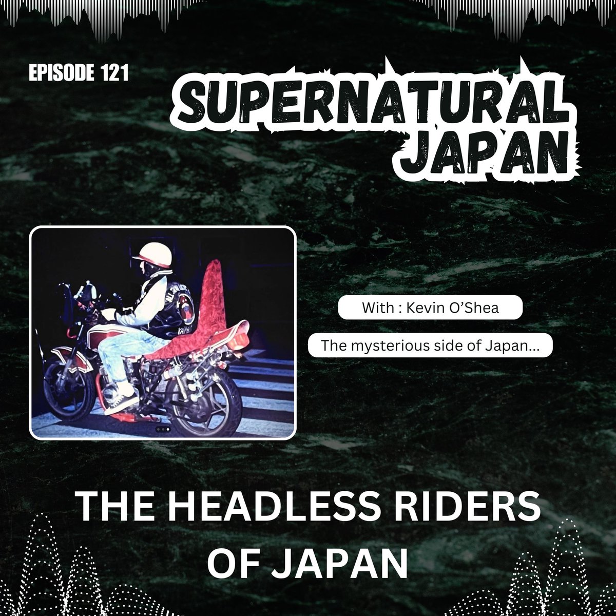 MadForMaple's tweet photo. The Headless Riders of Japan 🏍️ 

NEW EPISODE - Supernatural Japan 🇯🇵 

Spotify:
https://t.co/Db4rnqFCEK

#Japan #paranormal #Japanese #folklore #supernatural 
@pjacksonmusic @StaRiverikebana @jarom04 @PaprikaGirl_JP @ohazassu https://t.co/OUXpai9D7Z