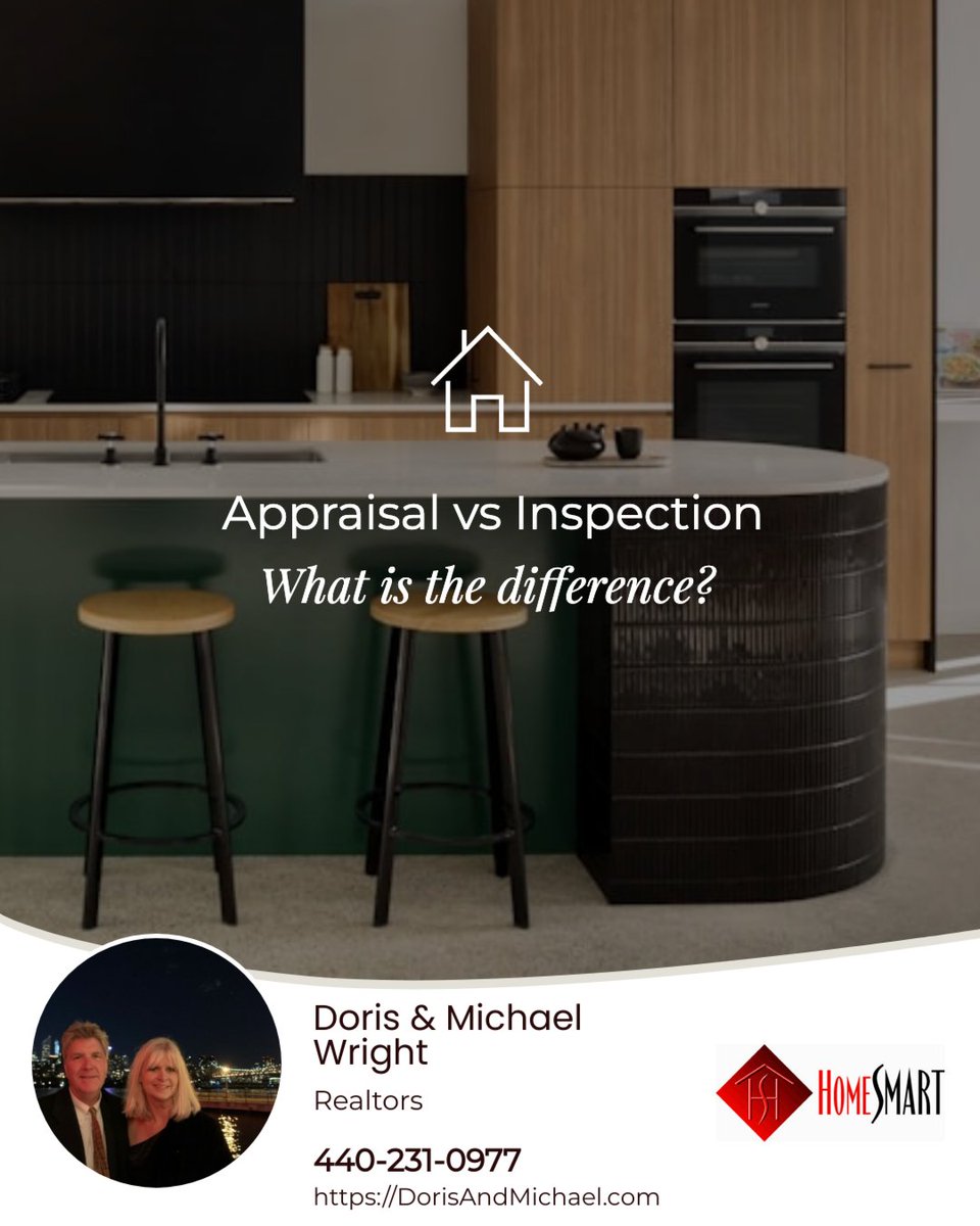 doriswright1's tweet photo. Appraisal vs inspection—know the difference. 🏡

📊 Appraisal: Determines market value
🛠️ Inspection: Evaluates condition

Appraisal protects the price; inspection uncovers risks and repairs.

Both are key to making informed decisions. Want to learn more? 💬 https://t.co/jqQ3txAxdV