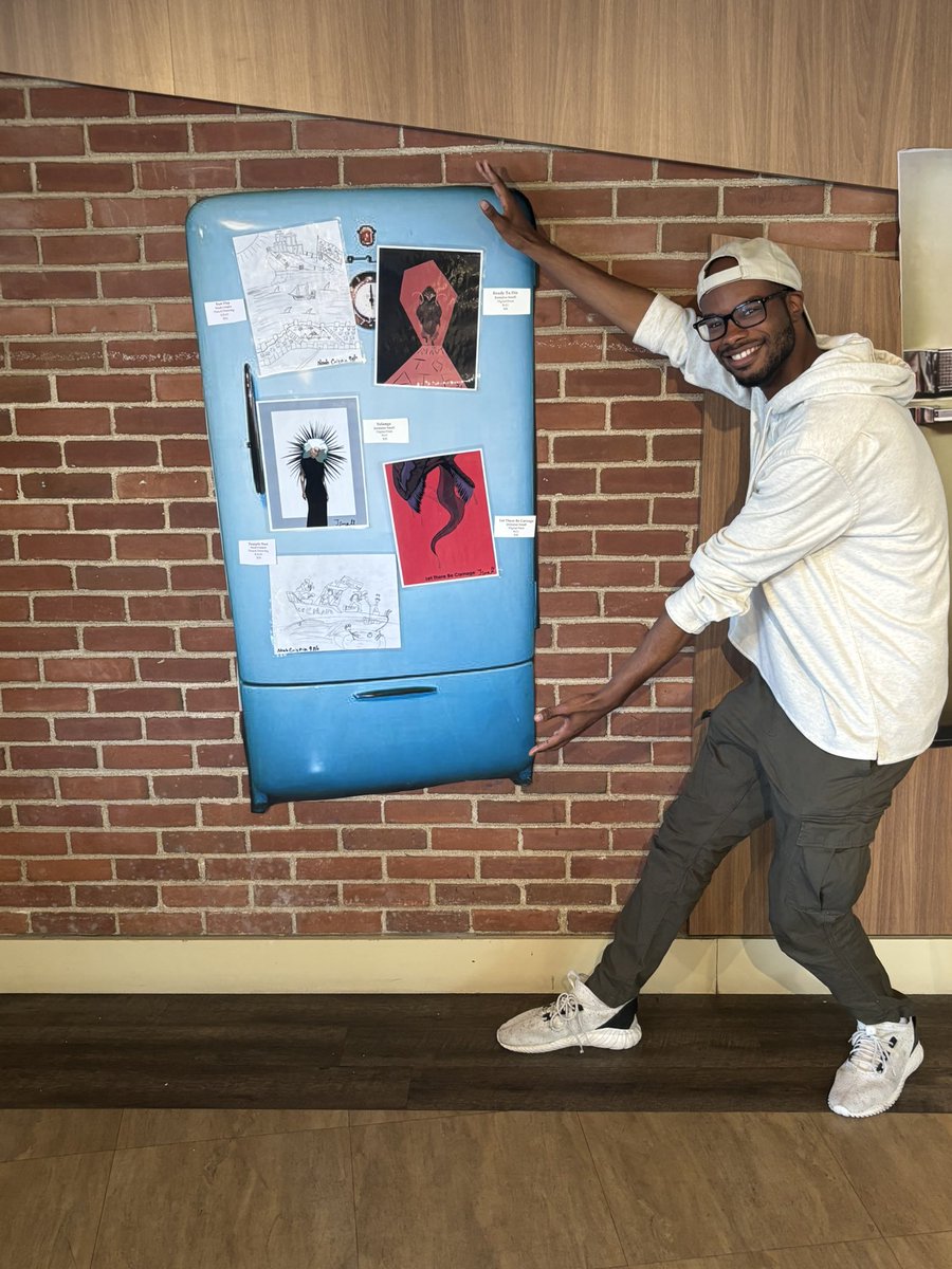 Jsmall1861's tweet photo. I got to have my art shown at a show today! https://t.co/qBy844Li9D