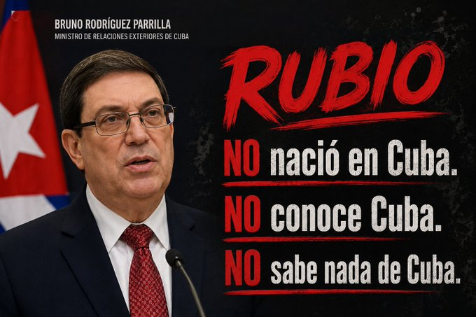 FabioD_Qba's tweet photo. QUE SE ENTIENDA BIEN CLARO, MARCO RUBIO NO TIENE NADA QUE VER CON CUBA, ABSOLUTAMENTE NADAAAAAA https://t.co/GTCHaOW8MU