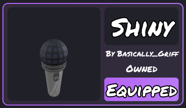 Basically_Griff's tweet photo. Also made the new redeemable code microphone. https://t.co/w74B6hBCa8