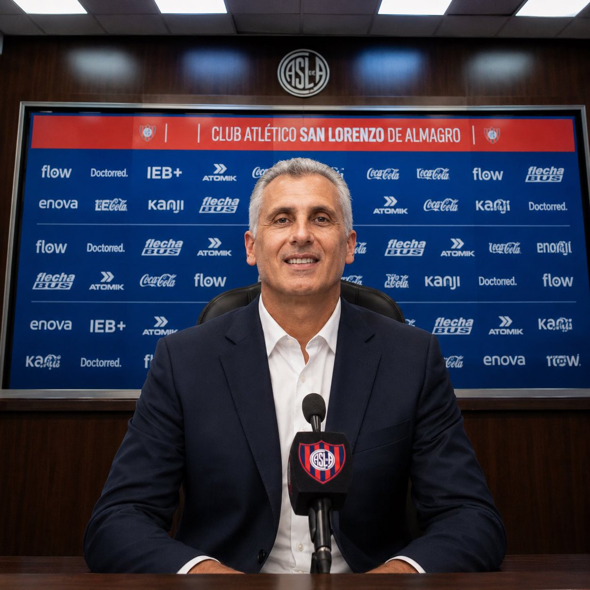 VSportsTM's tweet photo. Marcelo Culotta es el nuevo presidente de San Lorenzo 🟦🟥🟦. Dirigirá los destinos del club hasta diciembre de 2027. https://t.co/tCiPYco7hB